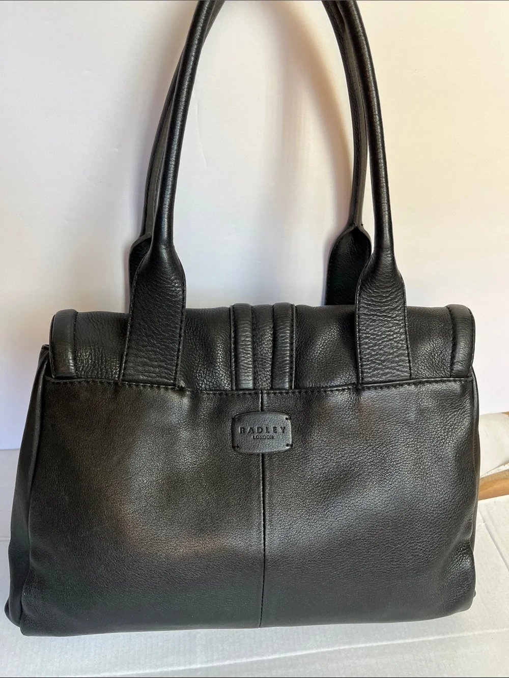RADLEY LONDON Black Leather Top-Handle Satchel